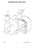 Diagram for 03 - Refrigerator Liner Parts