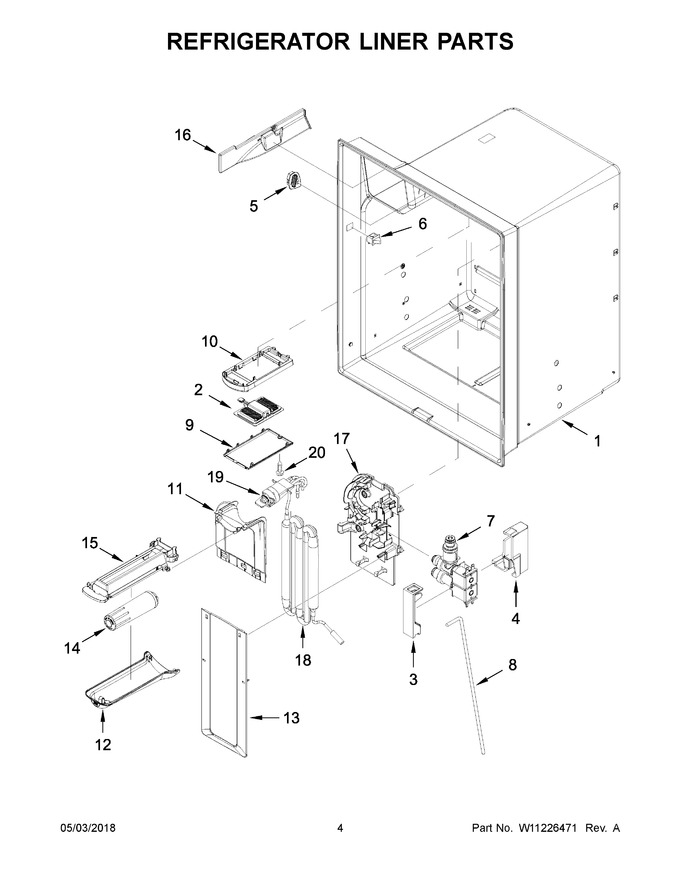 Diagram for WRF555SDFZ07