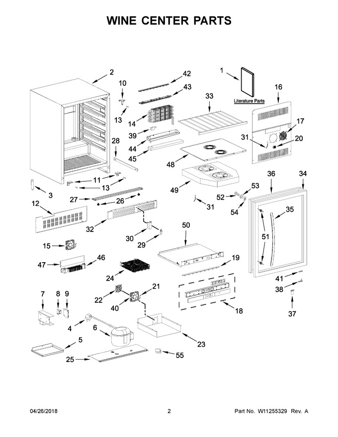 Diagram for WUW55X24DS01