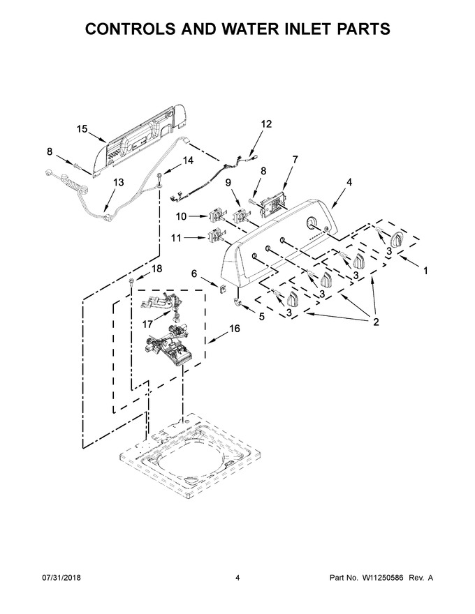 Diagram for WTW4850HW1