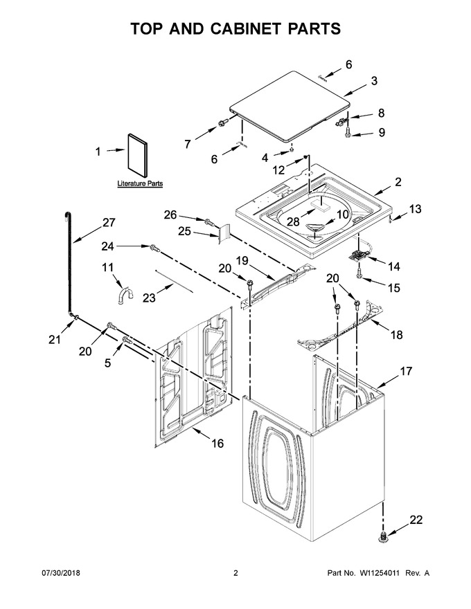 Diagram for WTW4950HW1