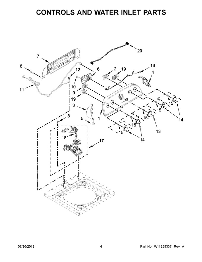 Diagram for WTW4955HW1