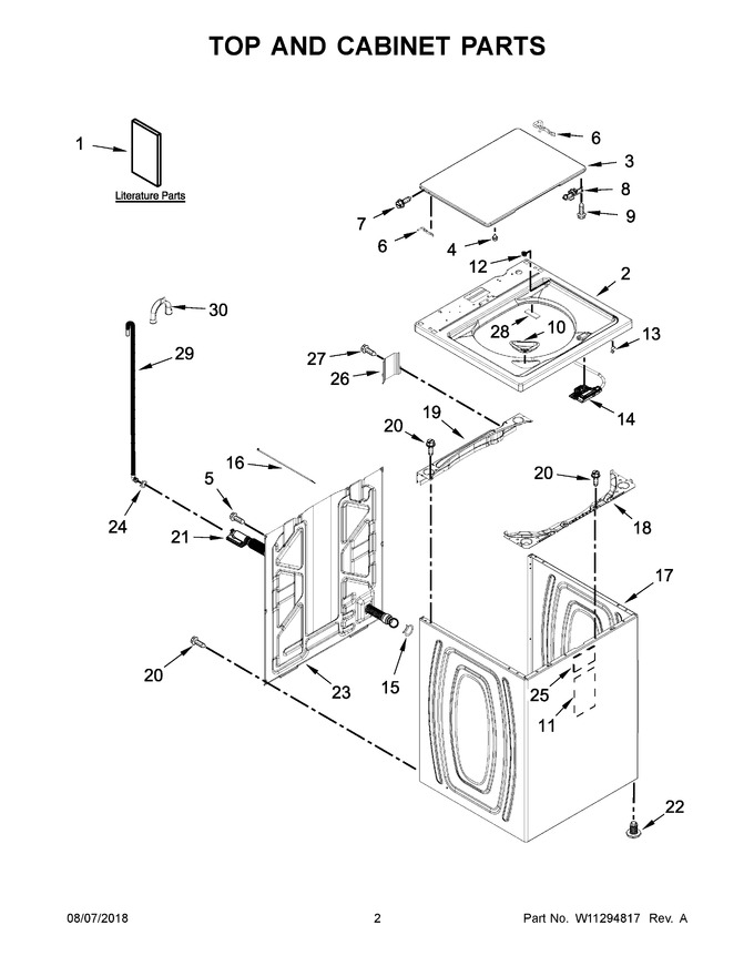 Diagram for WTW5000DW2