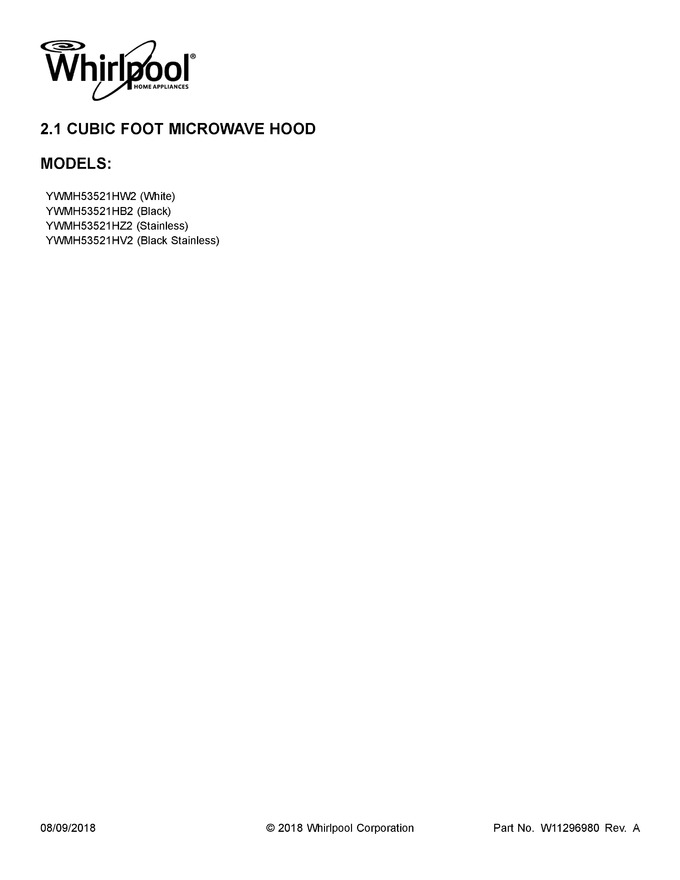 Diagram for YWMH53521HW2