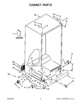 Diagram for 02 - Cabinet Parts
