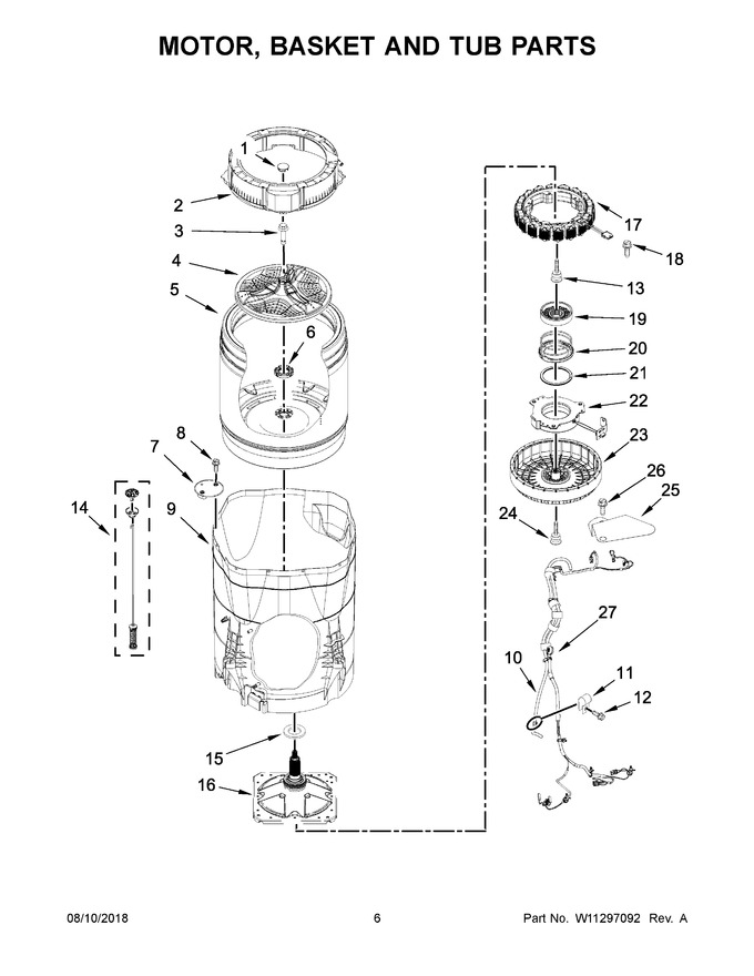 Diagram for WTW7500GW2