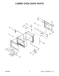 Diagram for 04 - Lower Oven Door Parts