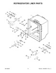 Diagram for 03 - Refrigerator Liner Parts