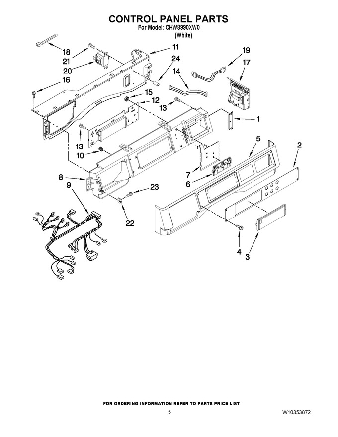 Diagram for CHW8990XW0