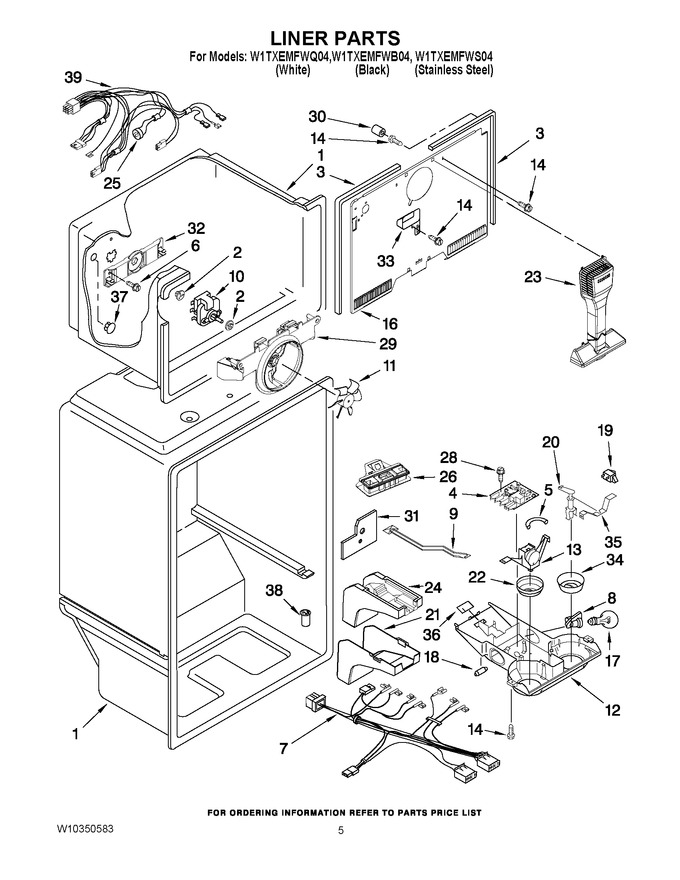 Diagram for W1TXEMFWQ04