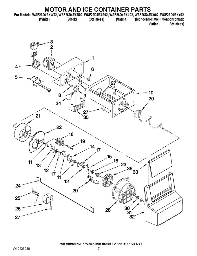 Diagram for WSF26D4EXL02