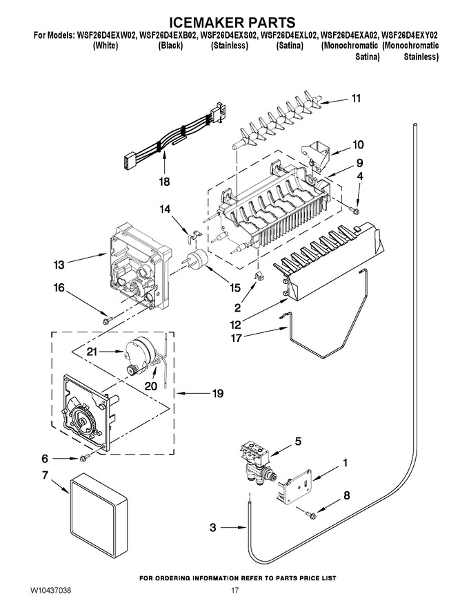 Diagram for WSF26D4EXL02