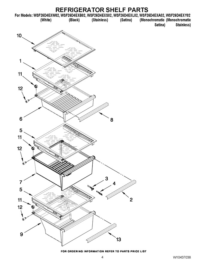 Diagram for WSF26D4EXL02