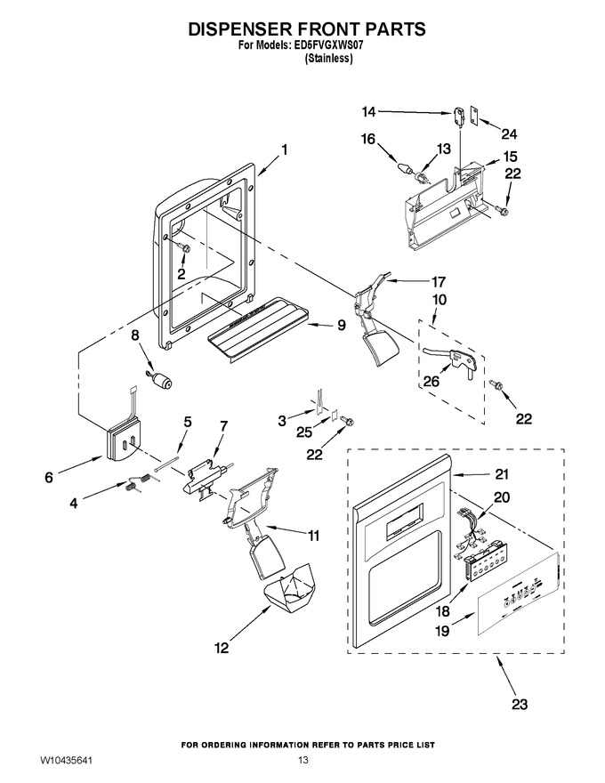 Diagram for ED5FVGXWS07