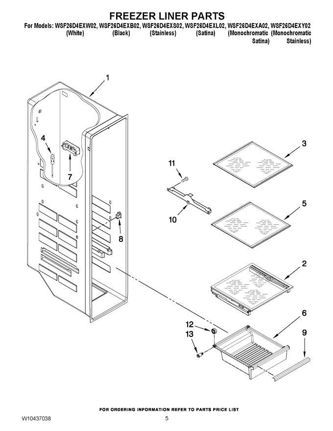 Diagram for WSF26D4EXL02