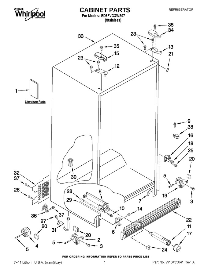Diagram for ED5FVGXWS07
