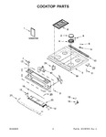 Diagram for 02 - Cooktop Parts