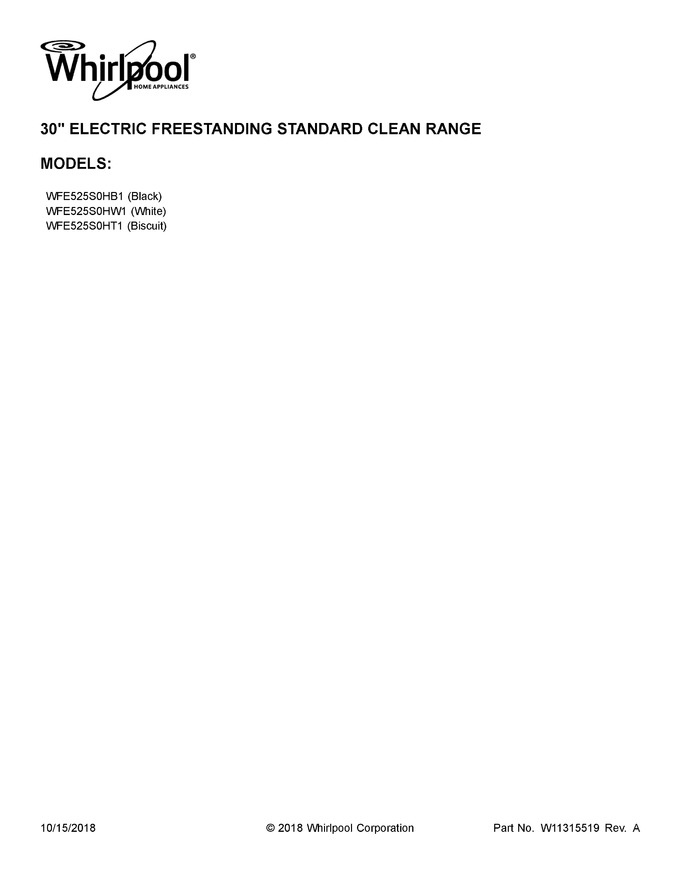 Diagram for WFE525S0HT1