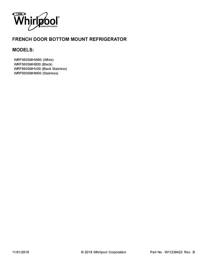 Diagram for WRF560SMHW00