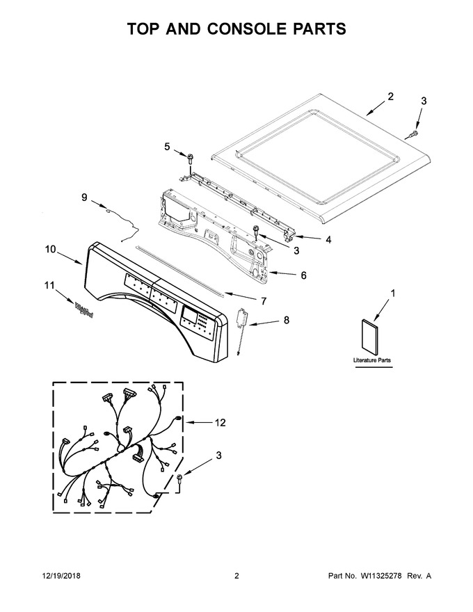 Diagram for YWED5620HW0
