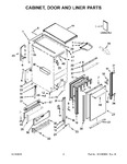 Diagram for 02 - Cabinet, Door And Liner Parts