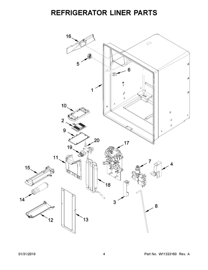 Diagram for WRF555SDFZ09