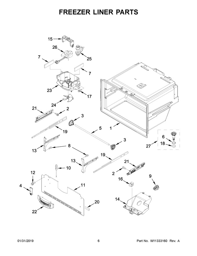 Diagram for WRF555SDFZ09