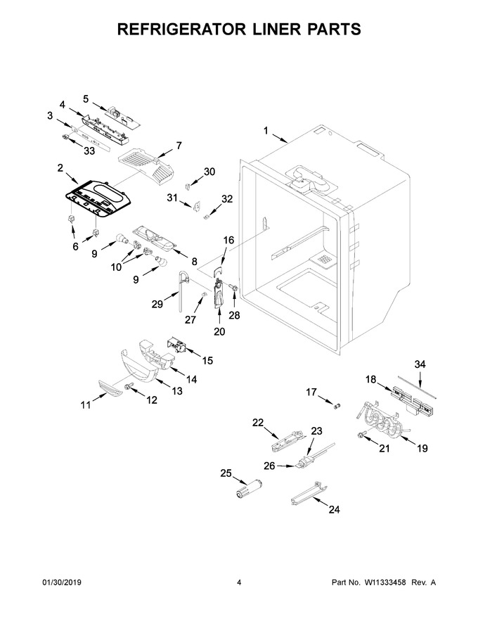 Diagram for WRFA35SWHZ02