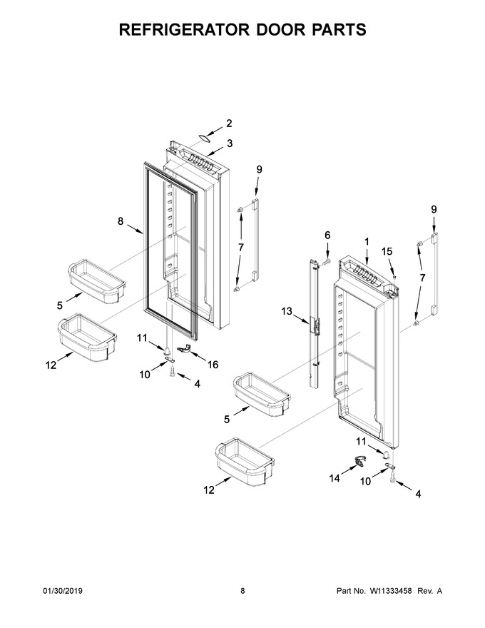 Diagram for WRFA35SWHZ02