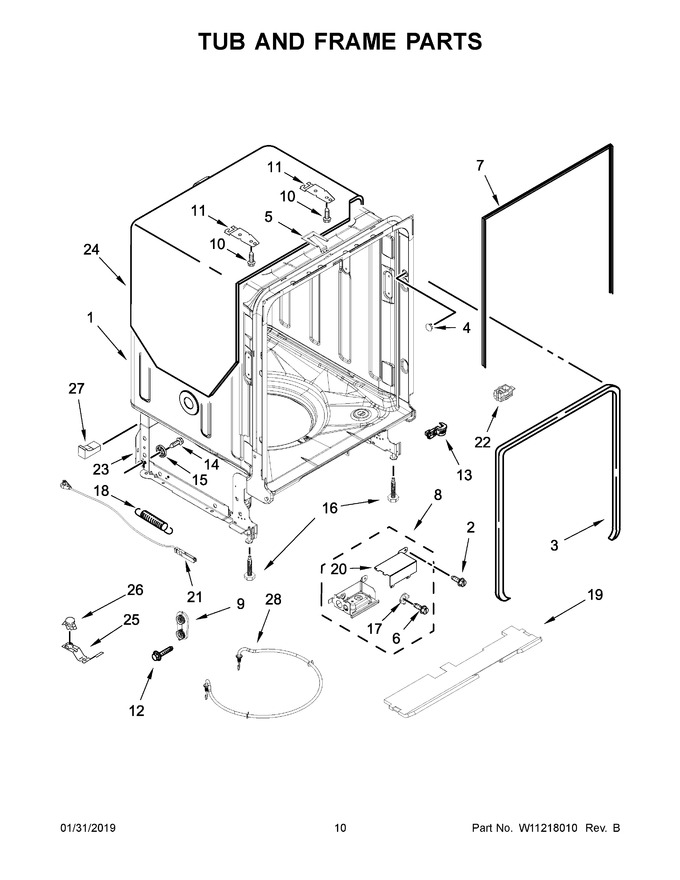 Diagram for KDFE104HWH0
