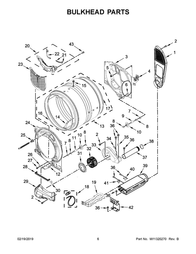 Diagram for WED8620HW0
