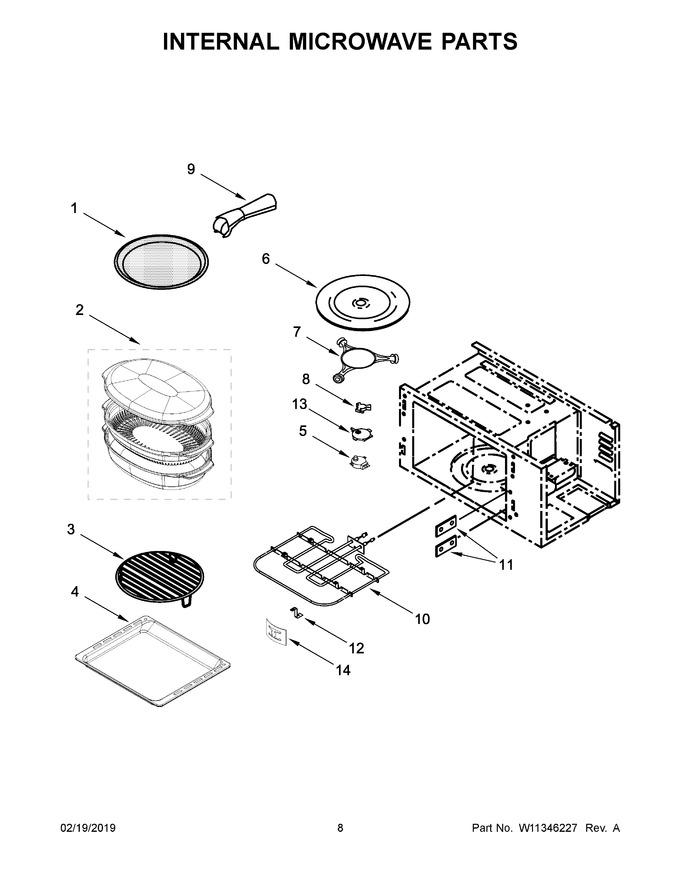 Diagram for KOCE500EWH08