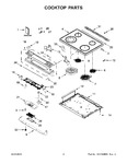 Diagram for 02 - Cooktop Parts