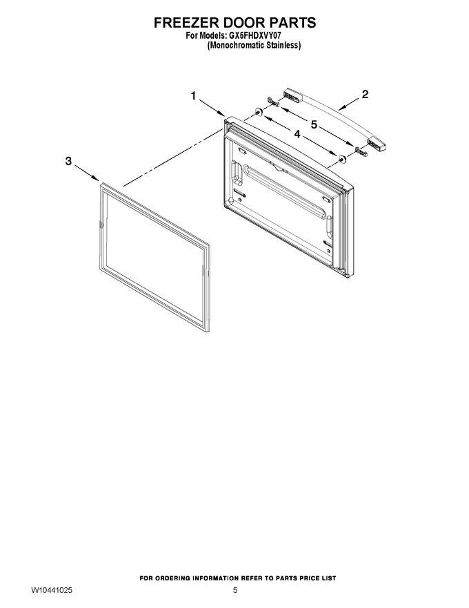 Diagram for GX5FHDXVY07