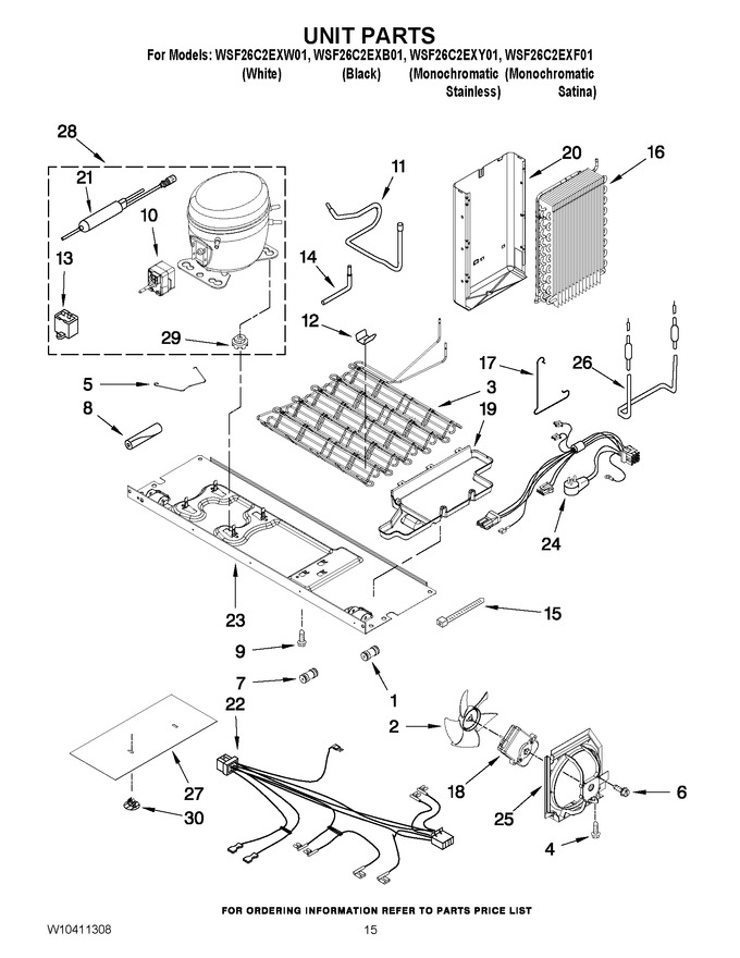 Diagram for WSF26C2EXY01