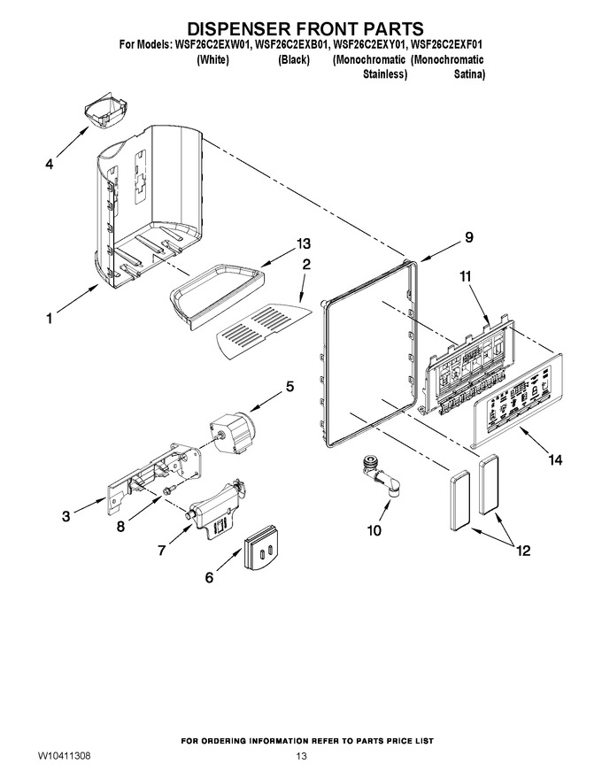 Diagram for WSF26C2EXY01