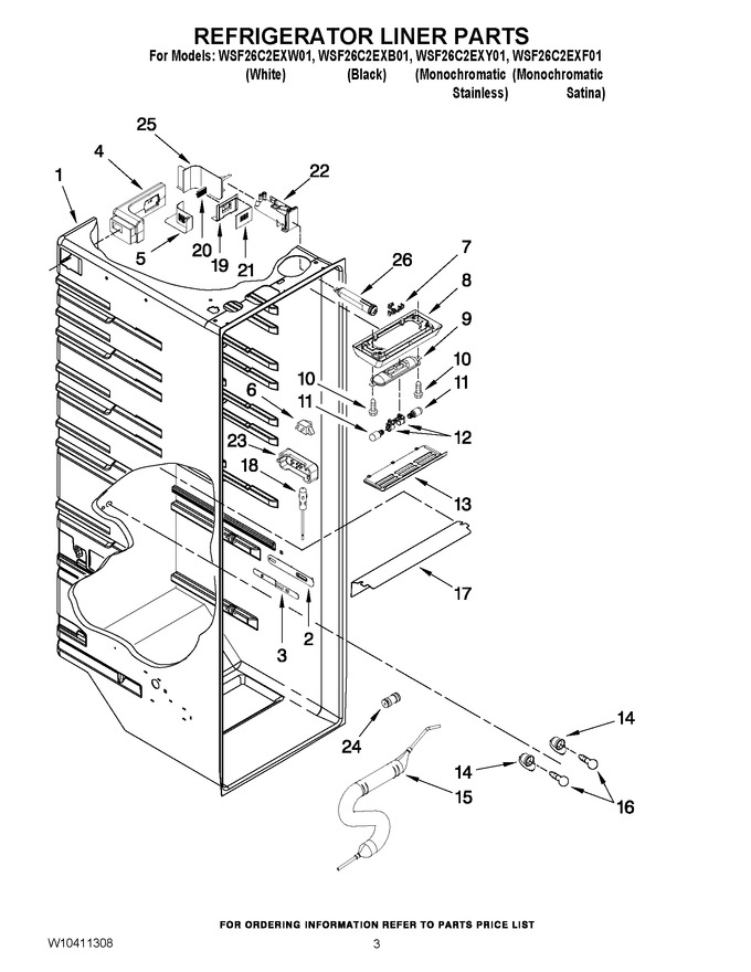 Diagram for WSF26C2EXY01