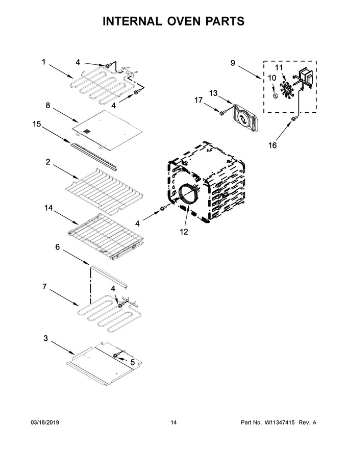 Diagram for KOCE507EWH08