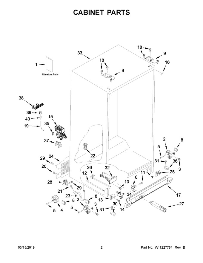 Diagram for WRS331SDHW00
