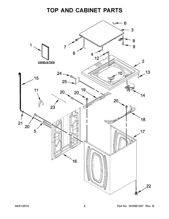 Diagram for 1CWTW4845EW1