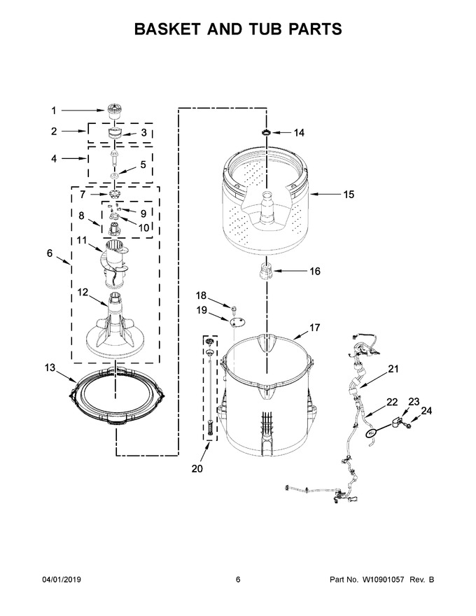 Diagram for 1CWTW4845EW1
