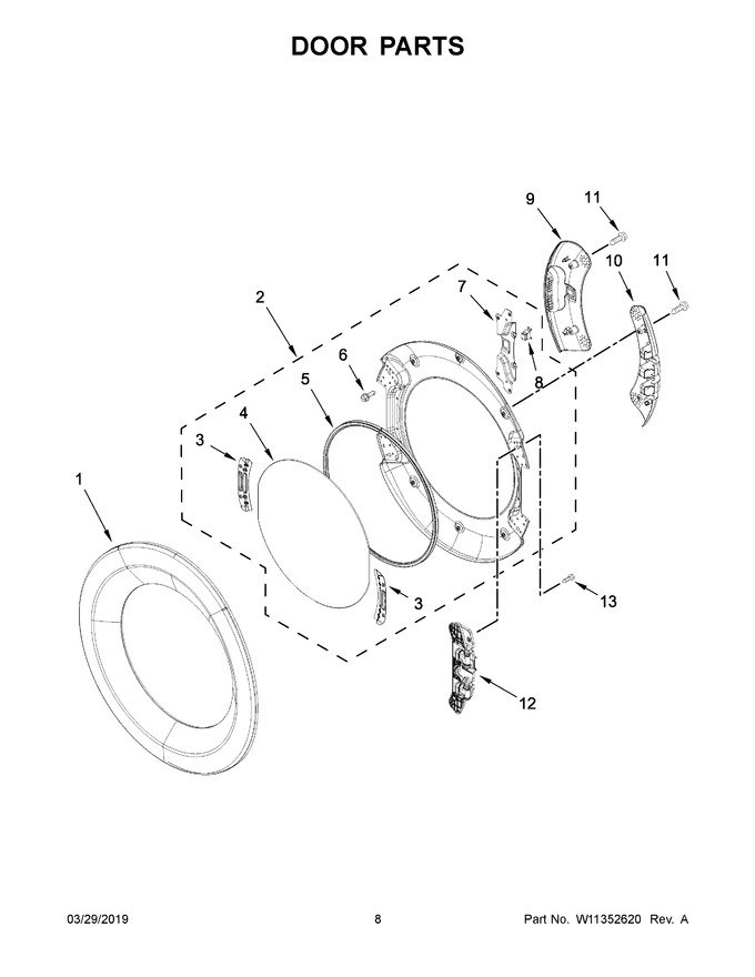 Diagram for 8TWED5620HW0