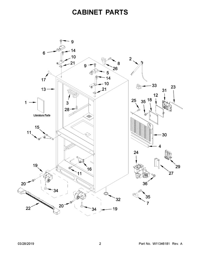 Diagram for KRFF305EWH02