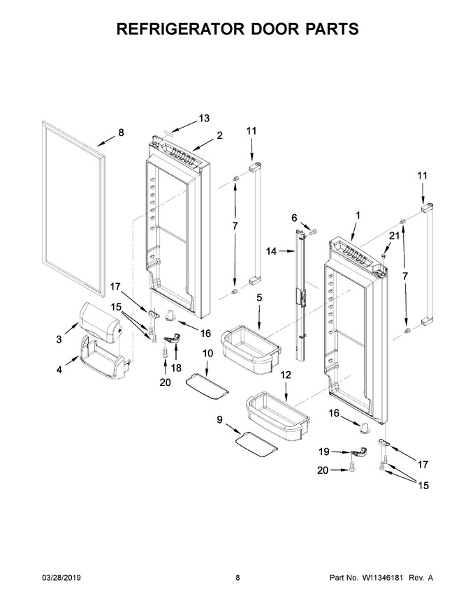 Diagram for KRFF305EWH02