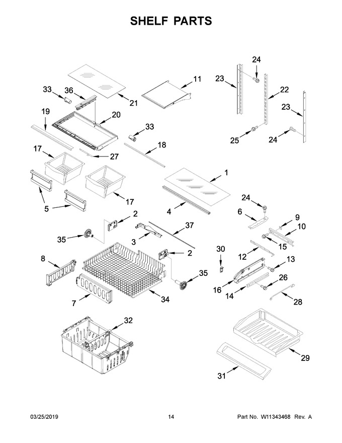 Diagram for WRF535SWHB01