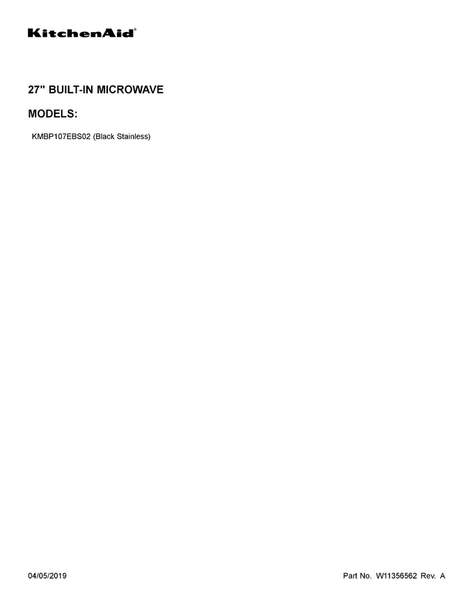 Diagram for KMBP107EBS02