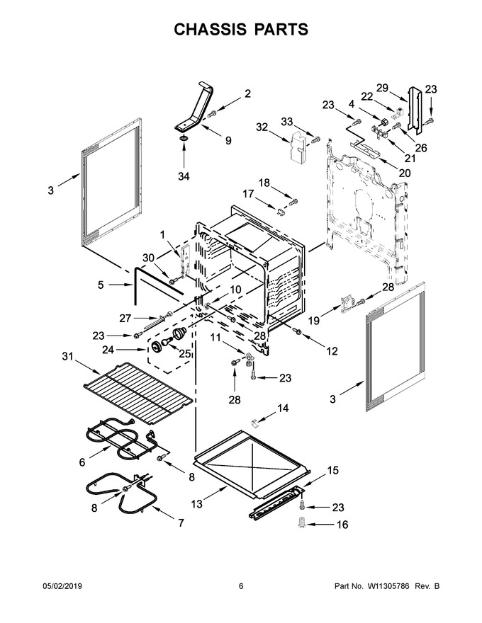 Diagram for WFE505W0HS1