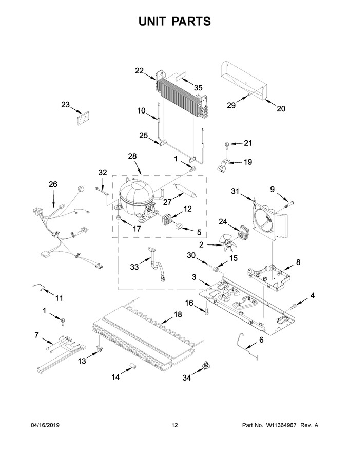 Diagram for WRFA35SWHN01