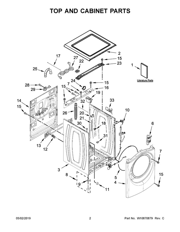 Diagram for WFW9290FC0