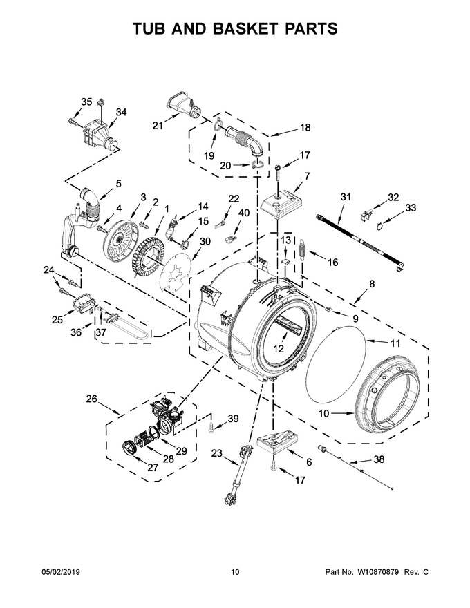 Diagram for WFW9290FC0